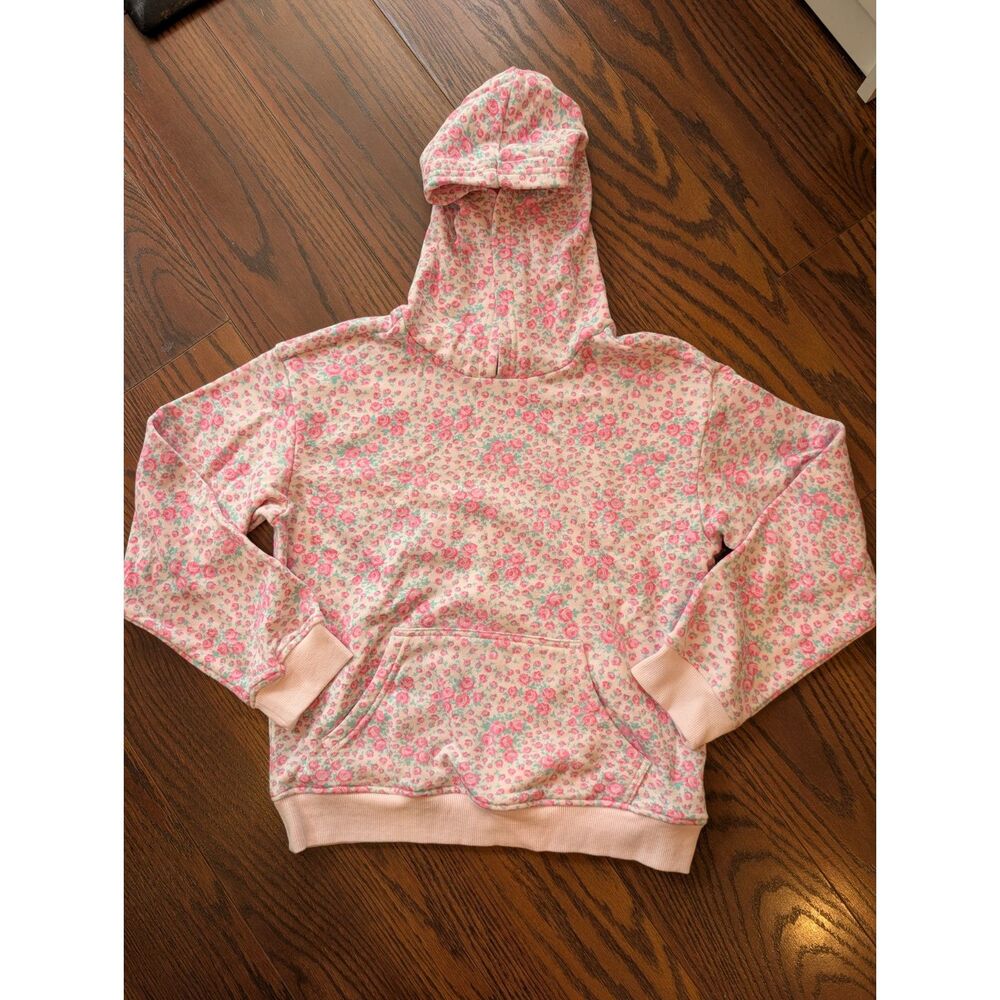 LoveShackyFancy x Target XL Girls Floral Pink Hoddie Sweatshirt EUC